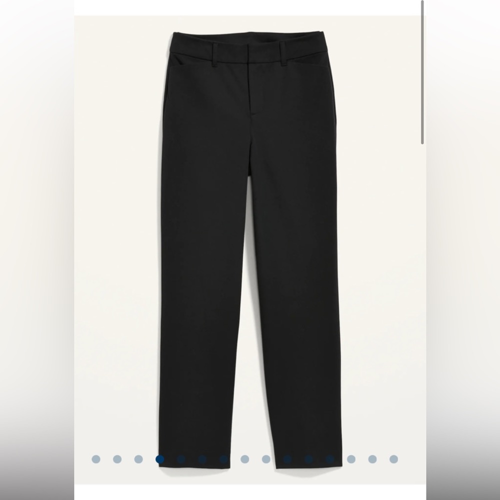High-waisted Pixie Straight Crop Pants
